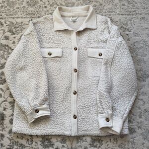 Aerie Cream Sherpa Jacket